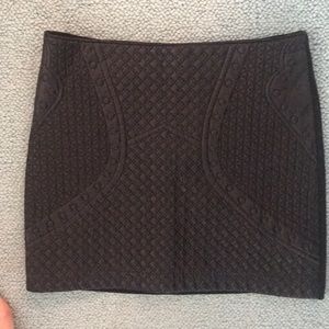 Black Leather Forver 21 Skirt